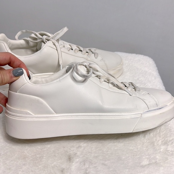Zara lace up white unisex sneaker size W9.5 or M8 EU41 - Picture 12 of 16